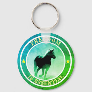 Vrijheid is essentieel sleutelhanger