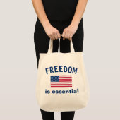 Vrijheid is essentieel Tas (Voorkant (product))