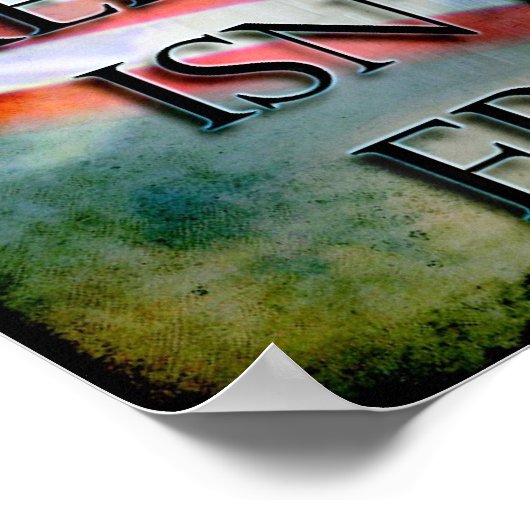 Vrijheid is geen vrij Poster (Hoek)