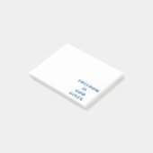 Vrijheid is God gegeven, Blauw Post-it® Notes (Schuin)