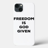 Vrijheid is God gegeven Case-Mate iPhone Case (Achterkant)