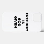 Vrijheid is God gegeven Case-Mate iPhone Case (Achterkant (horizontaal))