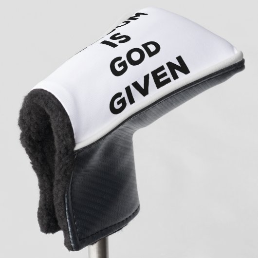 Vrijheid is God gegeven Golfheadcover (3/4 voorkant)