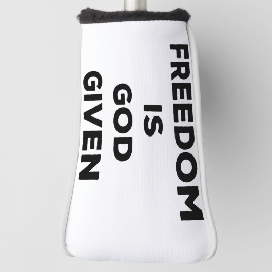 Vrijheid is God gegeven Golfheadcover (Draai 90)