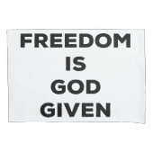 Vrijheid is God gegeven Kussensloop (Voorkant)