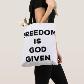Vrijheid is God gegeven Tote Bag (Dichtbij)