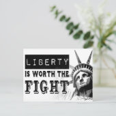 Vrijheid is het beste Briefkaart voor de strijd te (Staand voorkant)