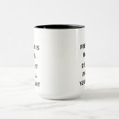 Vrijheid is in gevaar en inspireert democratie teg mok (Midden)