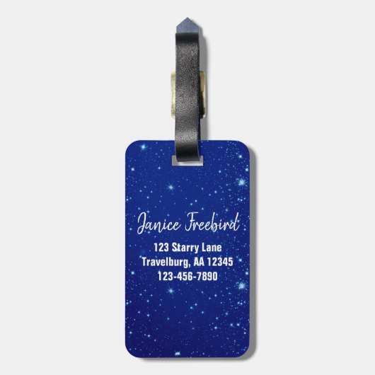 Vrijheid is in mijn sol bagagelabel (Achterkant verticaal)