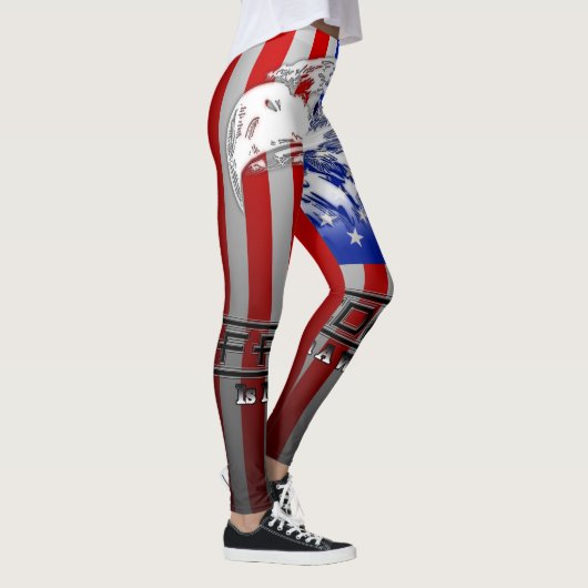 Vrijheid is meer dan een woord C4e Leggings (Rechts)