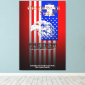 Vrijheid is meer dan een Word Liberty Canvas print (Insitu (Houten vloer))