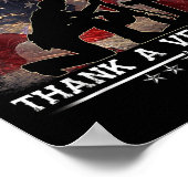 Vrijheid is niet gratis dankzij een veteraan Shirt Poster (Hoek)