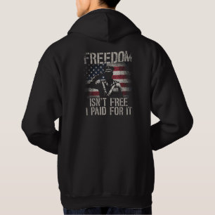 Vrijheid is niet gratis, ik heb ervoor betaald vet hoodie