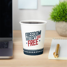 Vrijheid is niet gratis - Patriottisch ontwerp roo