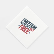 Vrijheid is niet gratis - Patriottisch ontwerp roo