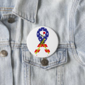 Vrijheid is niet gratis ronde button 7,6 cm (In situ)
