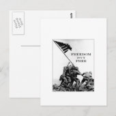 Vrijheid is niet vrij briefkaart (Voorkant / Achterkant)