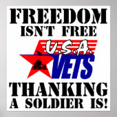 Vrijheid is niet vrij: dat is een soldaat! poster (Voorkant)