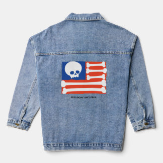 Vrijheid is niet vrij denim jacket