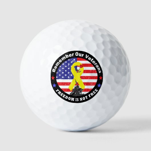 VRIJHEID IS NIET VRIJ GOLFBALLEN (Voorkant)