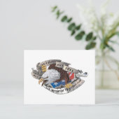 Vrijheid is niet vrij, maar het is de moeite waard briefkaart (Staand voorkant)