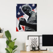 Vrijheid is niet vrij poster (Thuiskantoor)