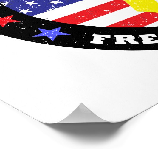 VRIJHEID IS NIET VRIJ POSTER (Hoek)