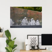 Vrijheid is niet vrij poster (Thuiskantoor)