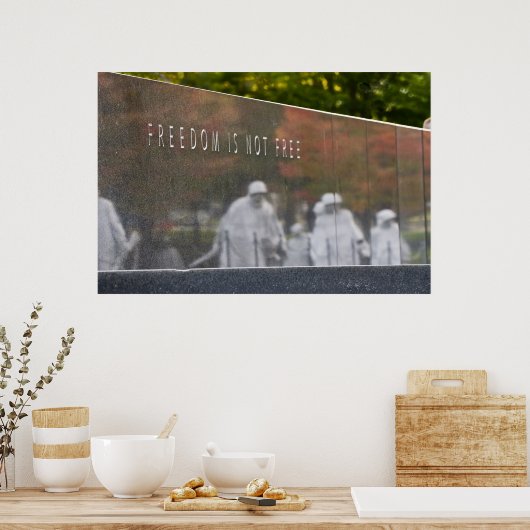 Vrijheid is niet vrij poster (Keuken)