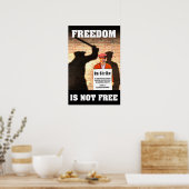 Vrijheid is niet vrij — Poster vóór de Unie (Keuken)