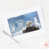 Vrijheid is niet vrij rechthoekige sticker (Envelop)