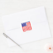 Vrijheid Isnt Free American Flag Ronde Sticker (Envelop)