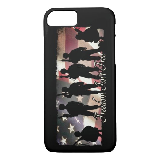 Vrijheid Isnt Free Army Soldaat Silhouette Case-Mate iPhone Case (Achterkant)