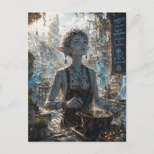 Vrijheid / Kampkok / Restaurantkeuken Briefkaart (Voorkant)