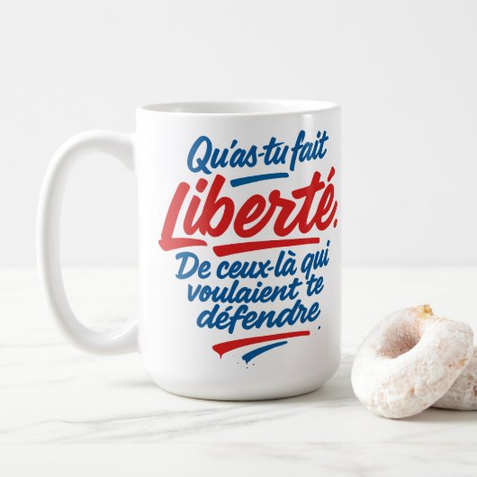 Vrijheid Koffiemok (Met donut)