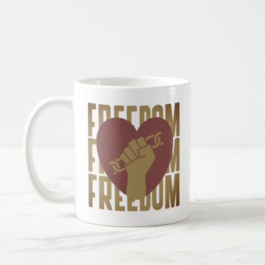 Vrijheid Koffiemok (Links)