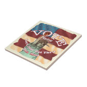 Vrijheid kom hierdoorheen tegeltje (Zijkant)