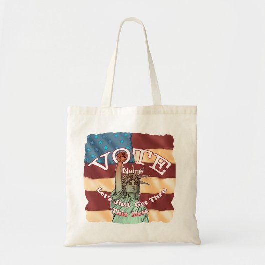 Vrijheid kom hierdoorheen tote bag (Voorkant)