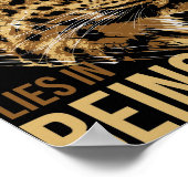 Vrijheid leeft in het oude Poster van de luipaard (Hoek)