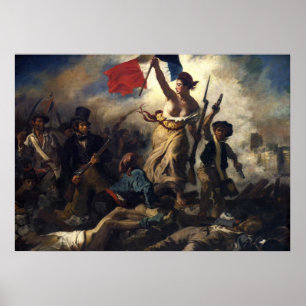 Vrijheid Leidt het Volk Poster