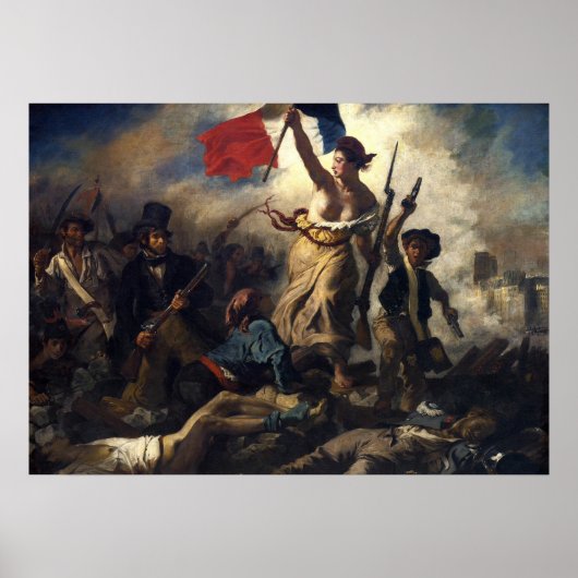 Vrijheid Leidt het Volk Poster (Voorkant)