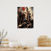 "Vrijheid leidt het volk" Poster (Keuken)
