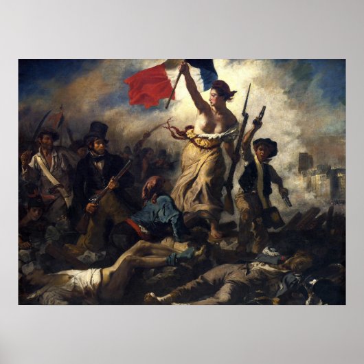 Vrijheid Leidt het Volk Poster (Voorkant)