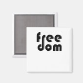 vrijheid magneet (Voorkant / Achterkant)