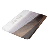 Vrijheid Man in Desert Ocean Sky elke tekst Badmat (Gekanteld)