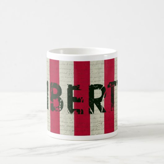 Vrijheid met vlag koffiemok (Center)