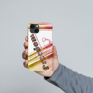 Vrijheid metallic veelkleurige effecten geschreven Case-Mate iPhone case