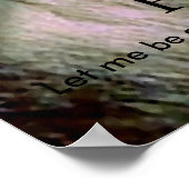 Vrijheid Motivatie Wolf Eye Poster (Hoek)