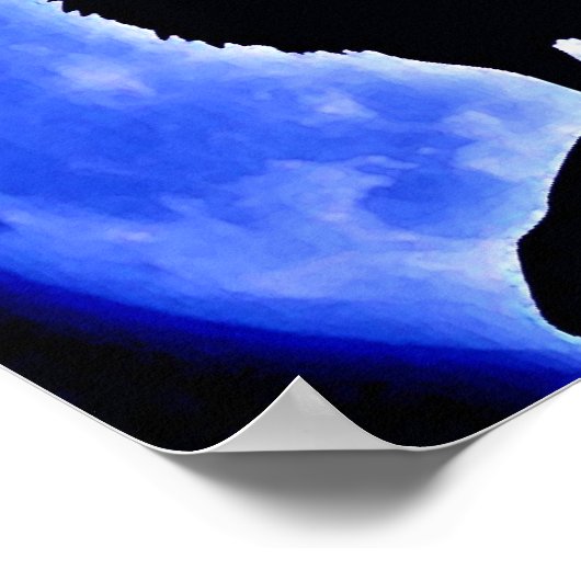 Vrijheid Motivatie Wolf Howling Verticaal Poster (Hoek)