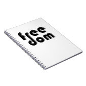 vrijheid notitieboek (Rechterzijde)